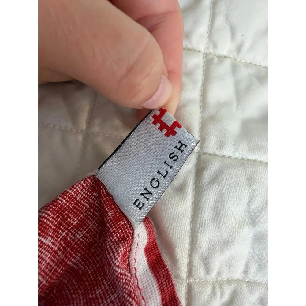 Richard Lion 15x25 English Heritage Banner Linen Cotton Red With Gold Lion UK